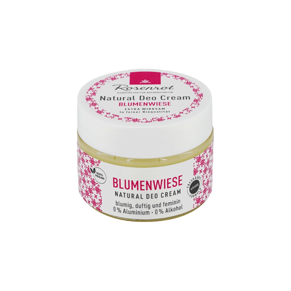 Deo Creme Blumenwiese - vegan (100% natural) // Rosenrot Naturkosmetik