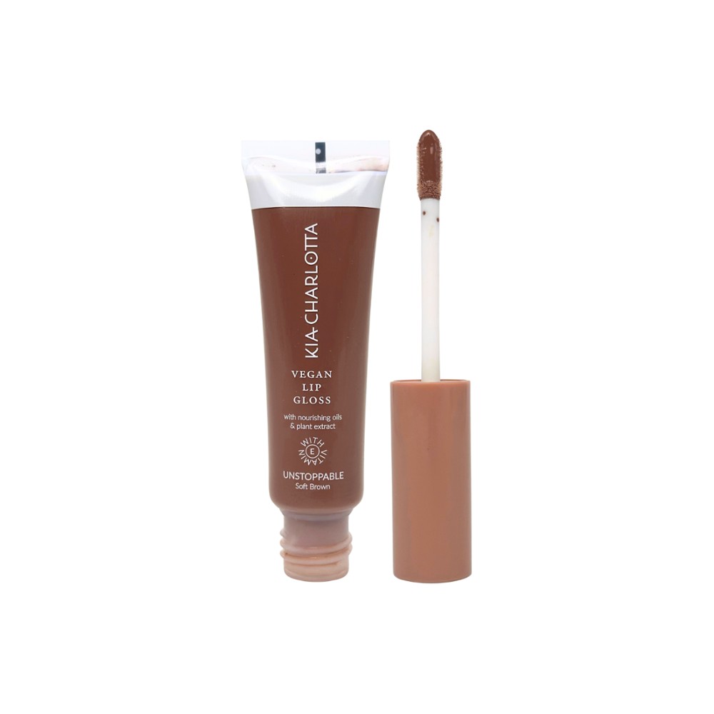 Veganer Lipgloss Unstoppable (Hellbraun // Kia-Charlotta