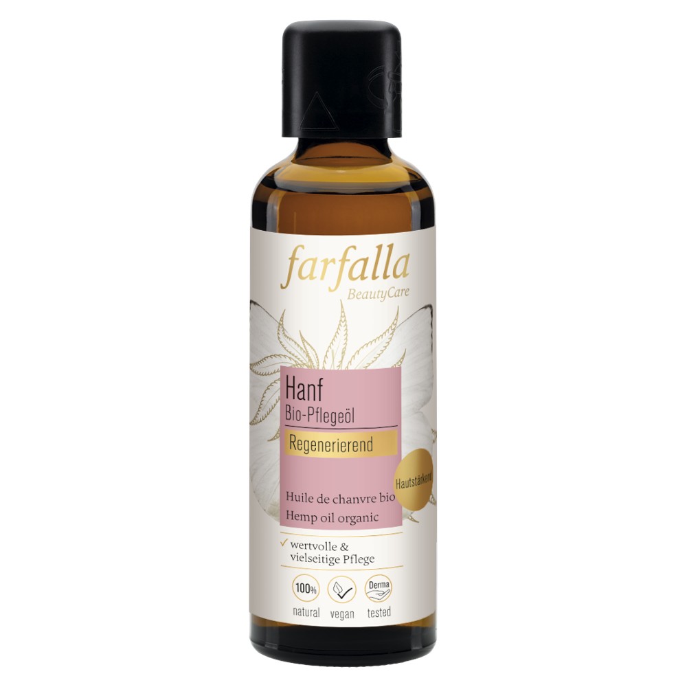 Hanf, Bio-Pflegeöl, 75ml // farfalla