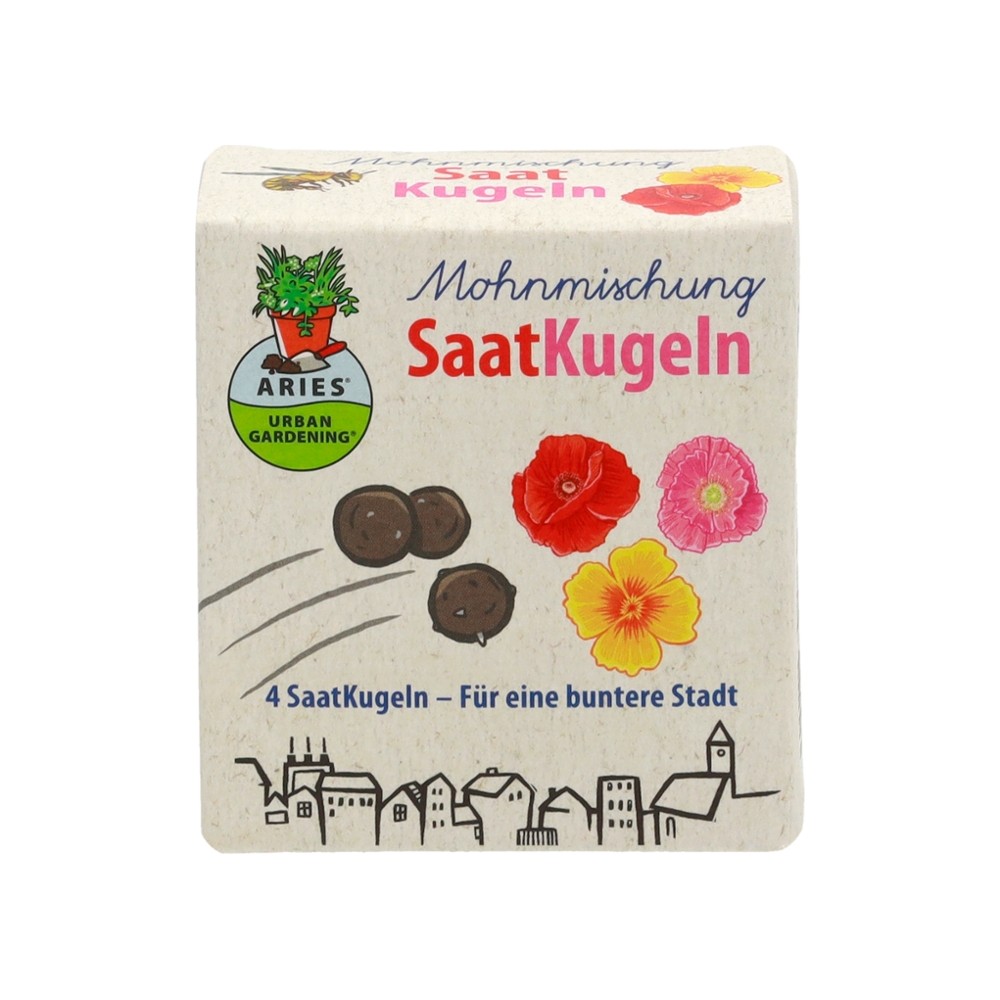 Bio-SaatKugeln Mohnmischung // Aries