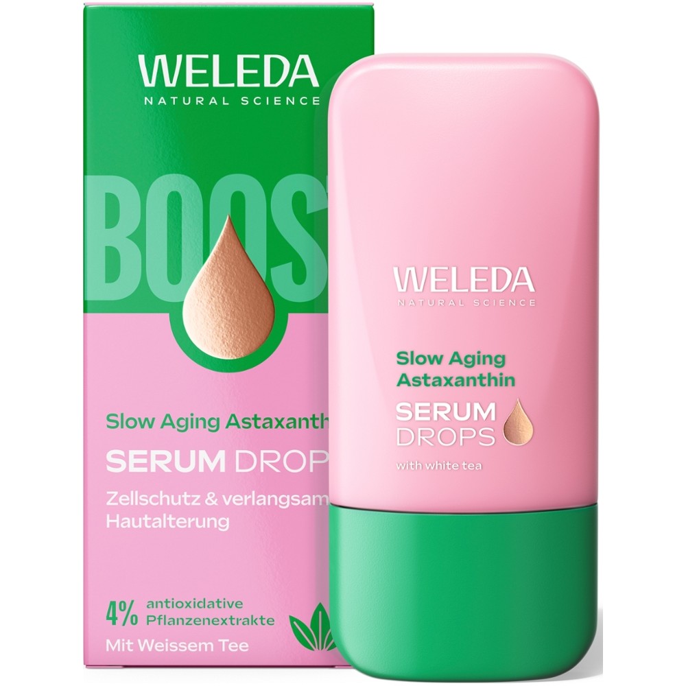 Slow Aging Astaxanthin Serum Booster Drops // Weleda