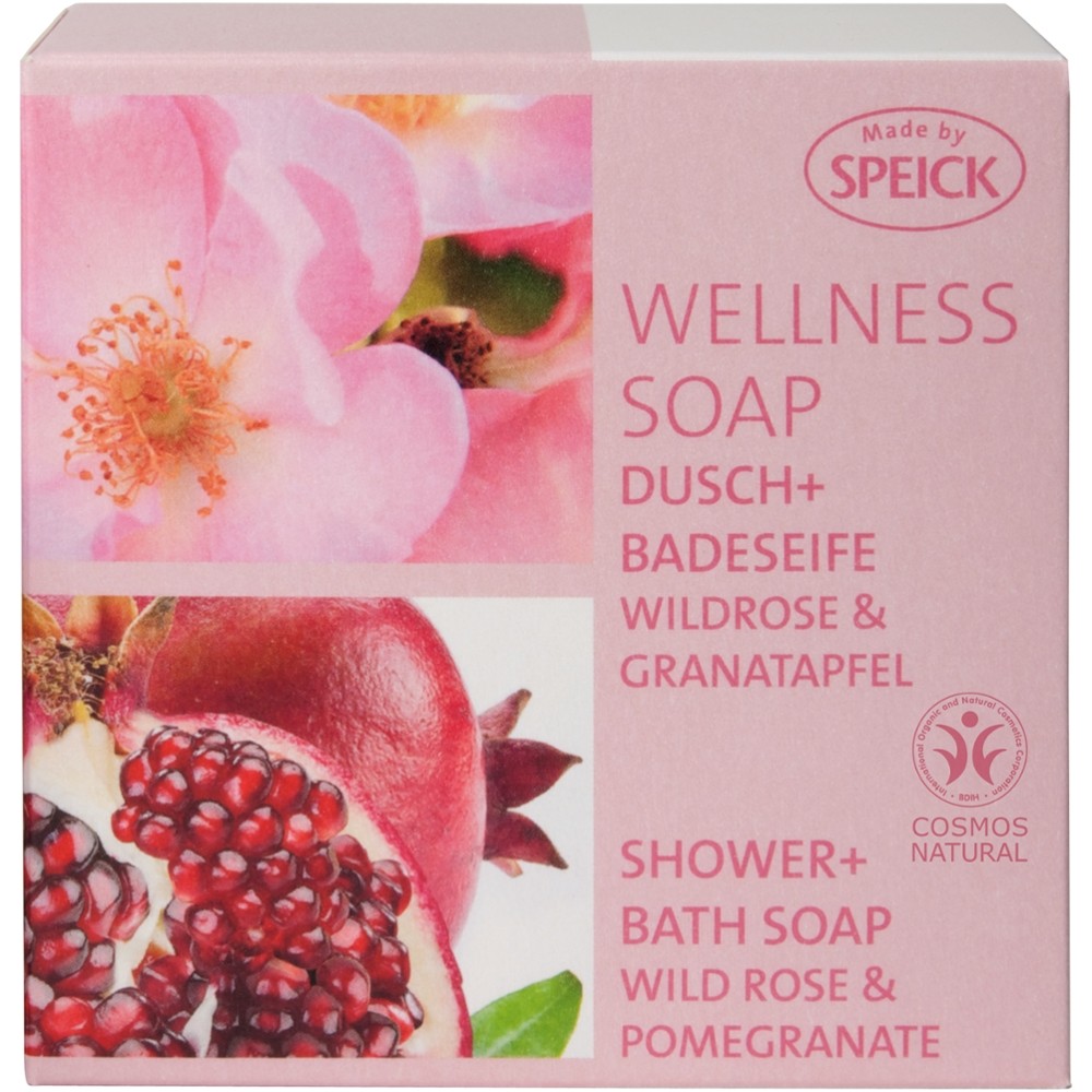 Wellness Soap BDIH Wildrose + Granatapfel // Made by Speick