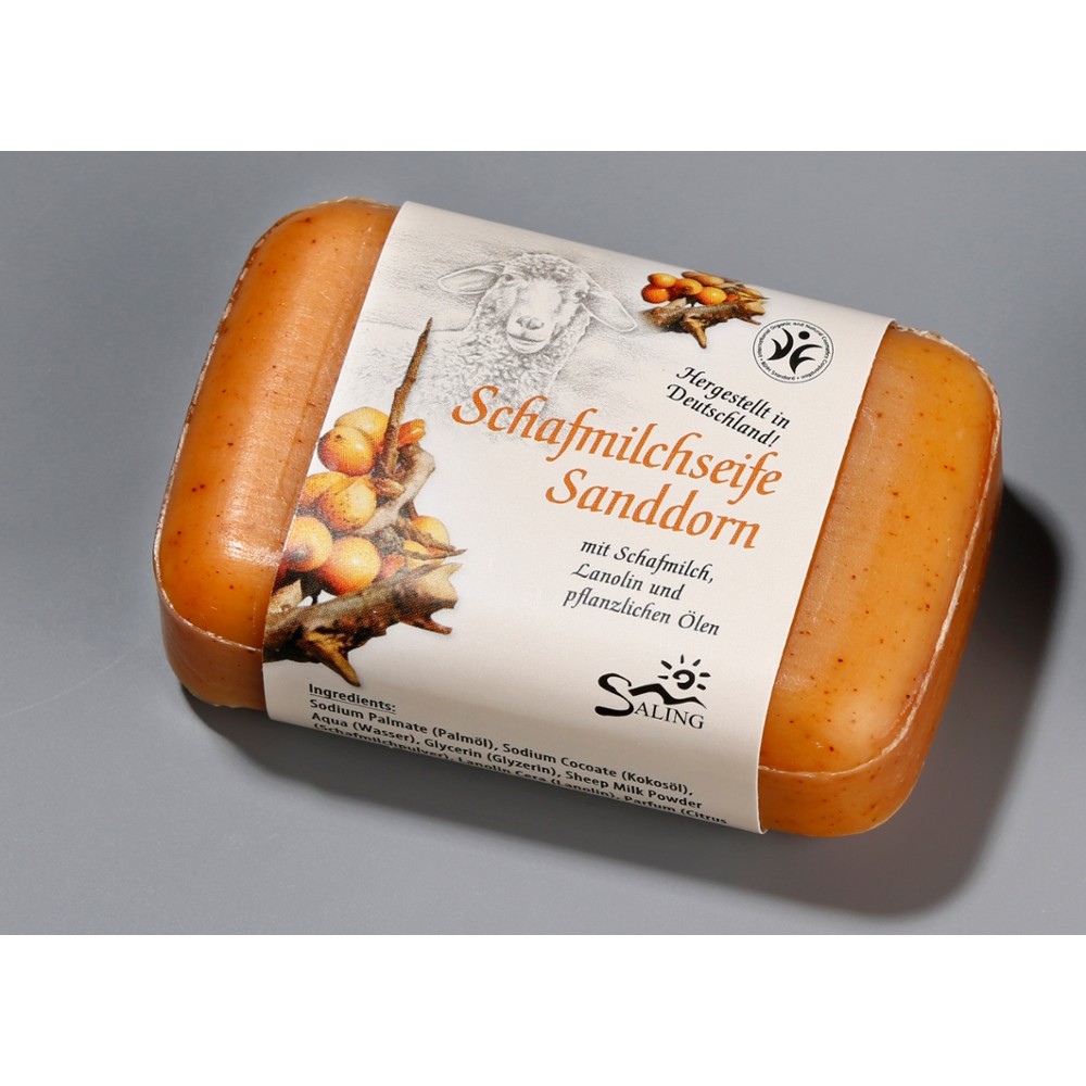 Schafmilchseife Sanddorn // Saling