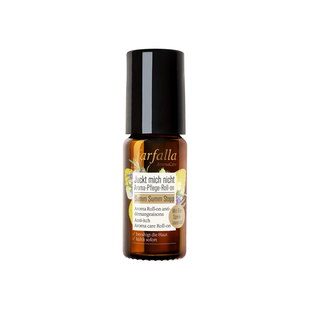 Juckt mich nicht Aroma-Pflege-Roll-on, Summ Summ Stopp, 10ml // farfalla