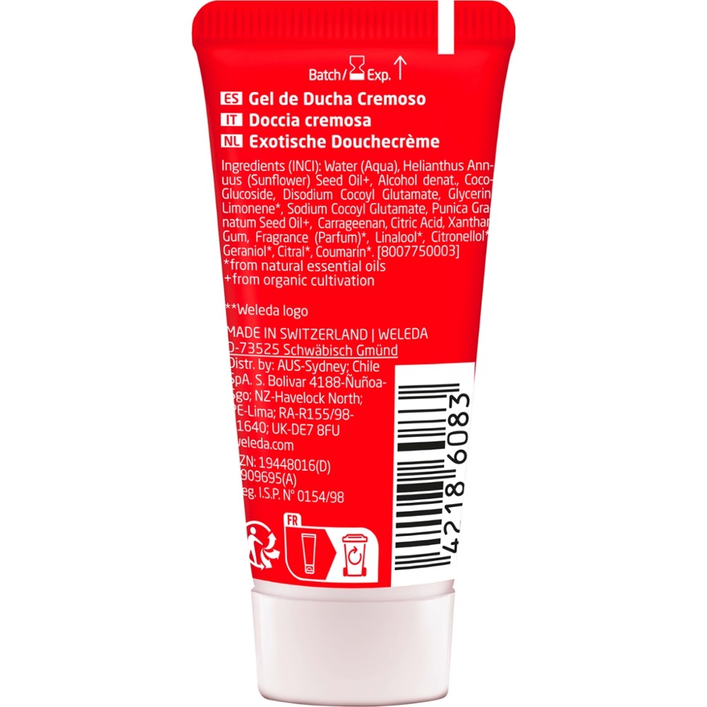 Inspire Shower Cream Granatapfel 20 ml // Weleda