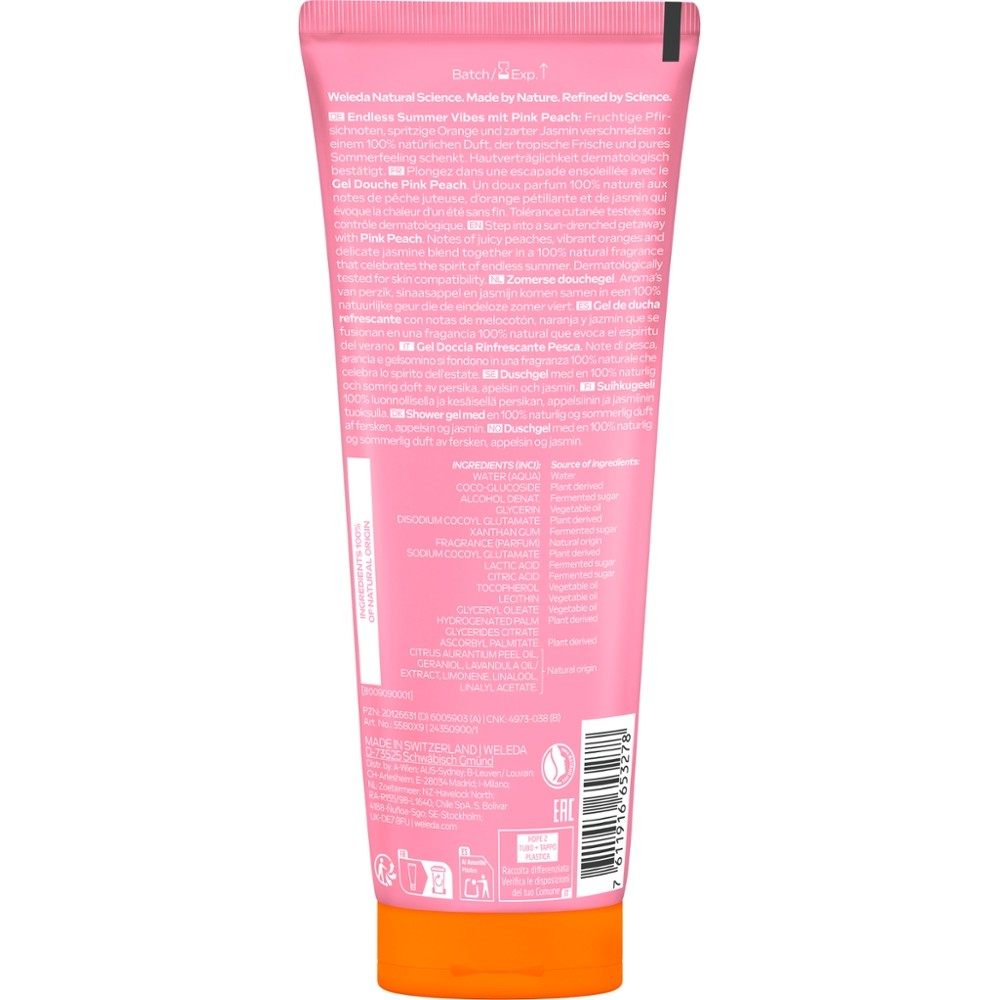 Pink Peach Shower Gel // Weleda