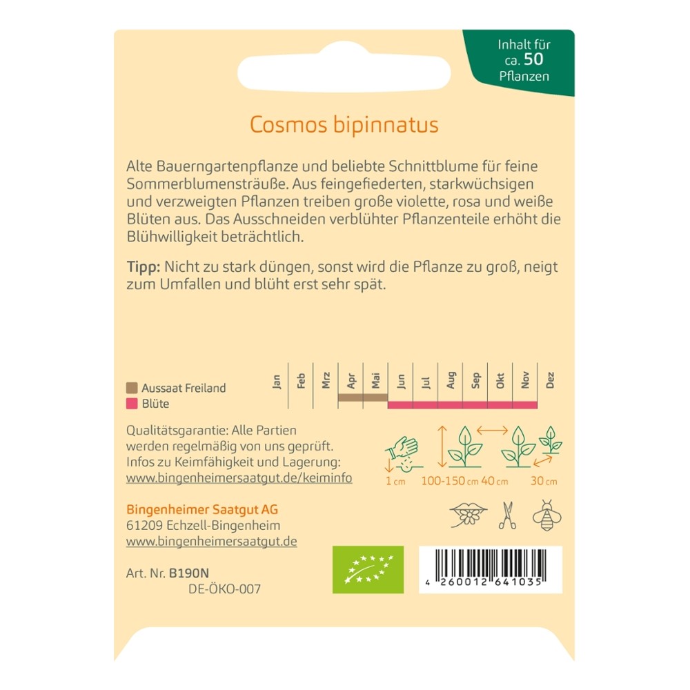 Cosmea // Bingenheimer Saatgut