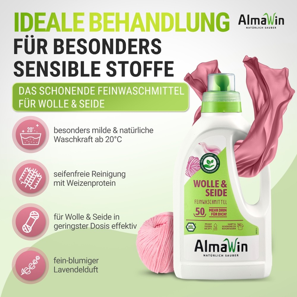 Wolle & Seide Feinwaschmittel // AlmaWin