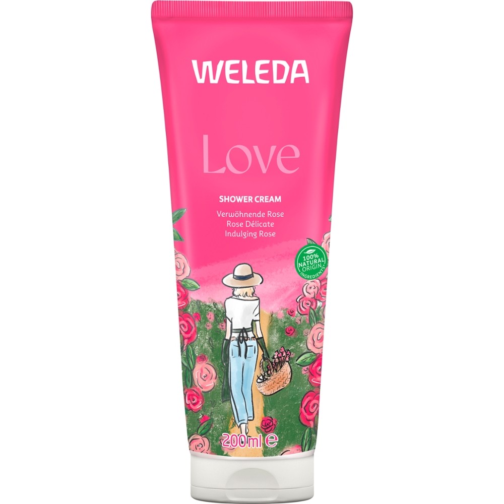 Love Shower Cream Rose 200 ml // Weleda