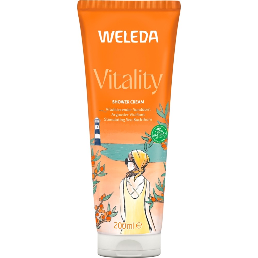 Vitality Shower Cream Sanddorn 200 ml // Weleda