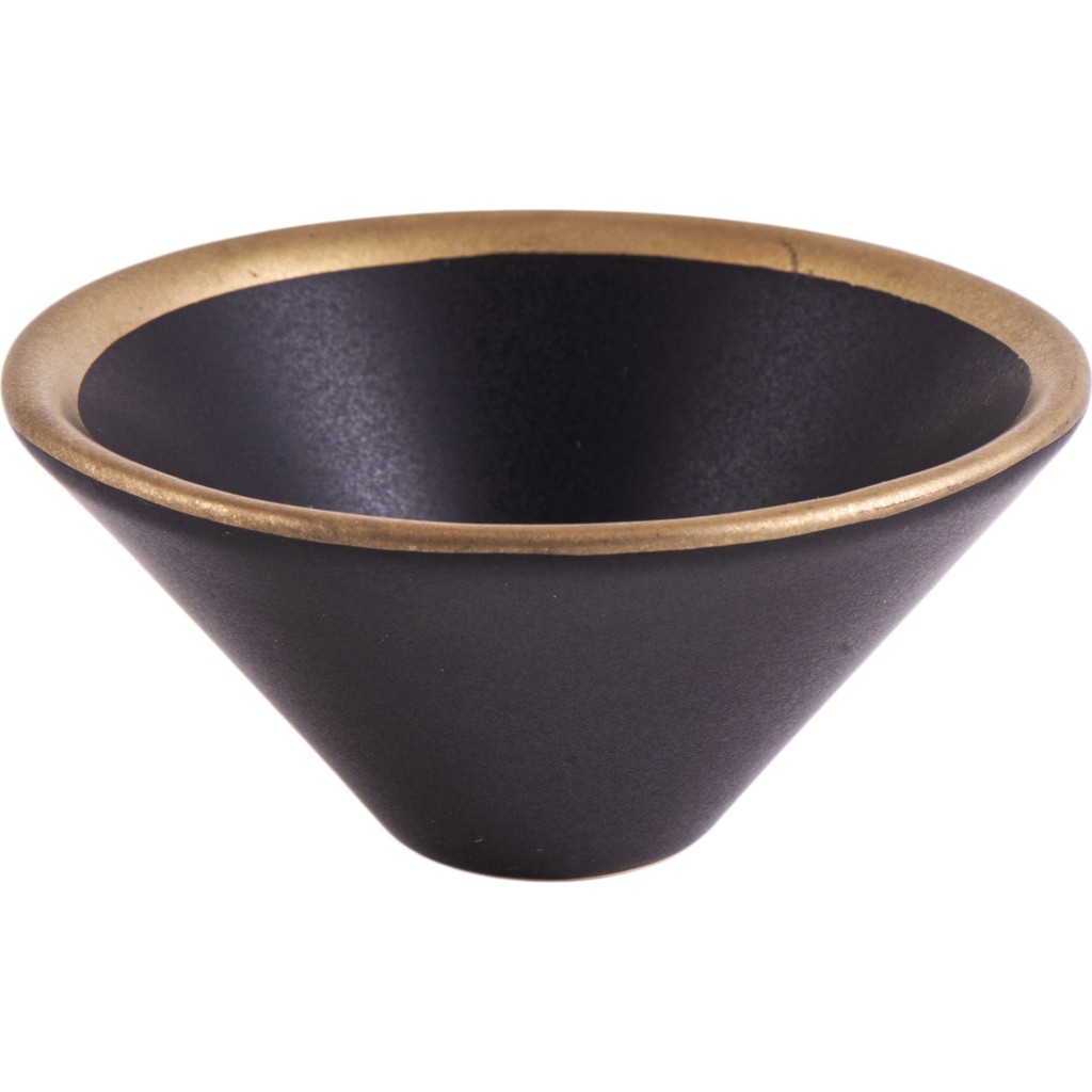 Räucherschale schwarz/gold // Berk