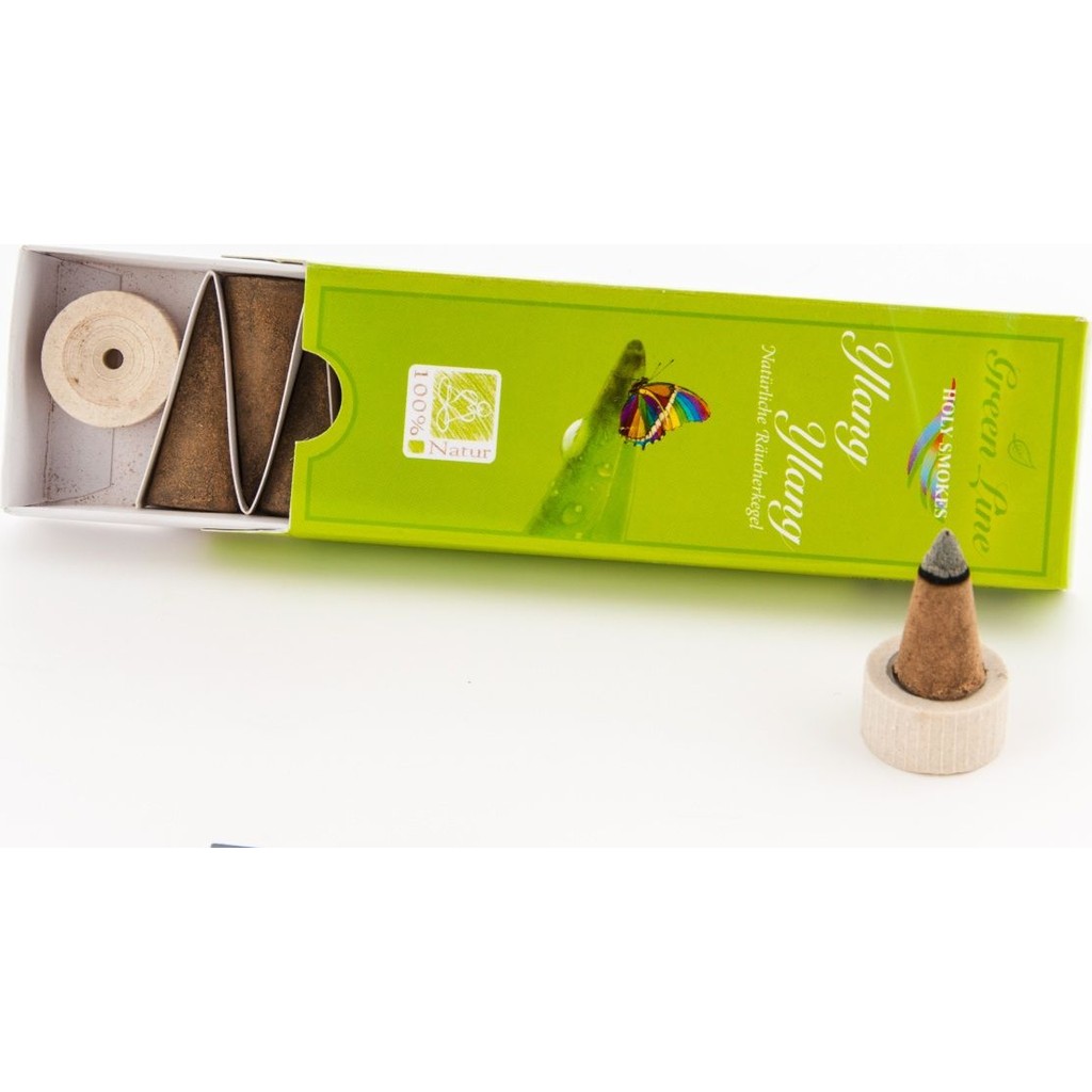Ylang Ylang Räucherkegel - Green Line 16 g // BERK