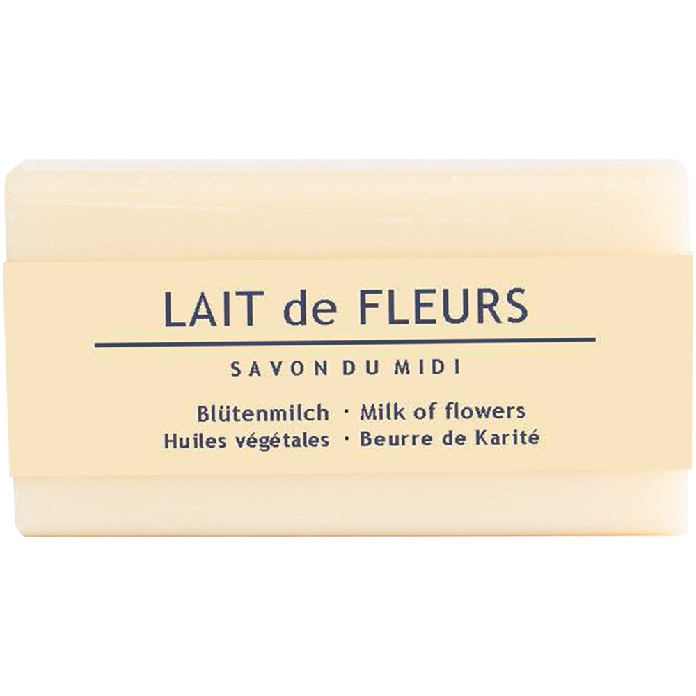 Seife mit Karité Butter Lait de Fleurs 100g // Savon du Midi