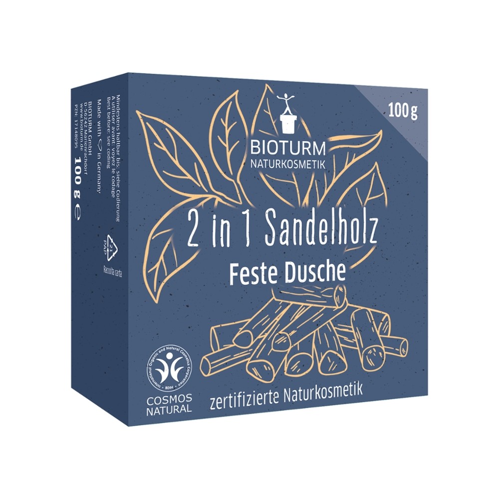 Feste Dusche 2 in 1 Sandelholz // BIOTURM