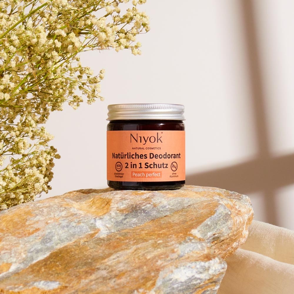 2 in 1 Deodorant Creme Anti-Transpirant: Peach Perfect // Niyok