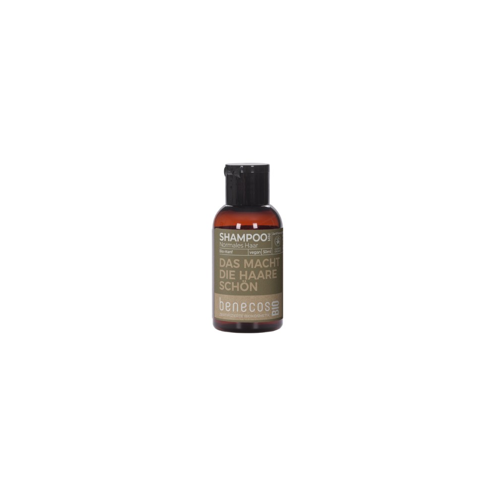 benecosBIO Mini Shampoo Normales Haar BIO-Hanf // benecos
