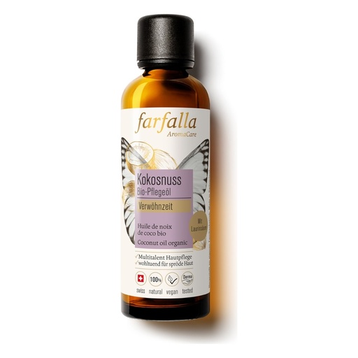 Kokosnuss, Bio-Pflegeöl, 75ml // farfalla