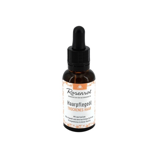 [637019] Haarpflegeöl - Trockenes Haar - 30ml // Rosenrot Naturkosmetik