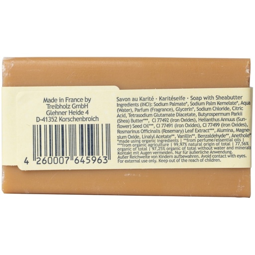 [469102] Seife mit Karité-Butter Parfum de Miel / veganer Honigduft 100g // Savon du Midi