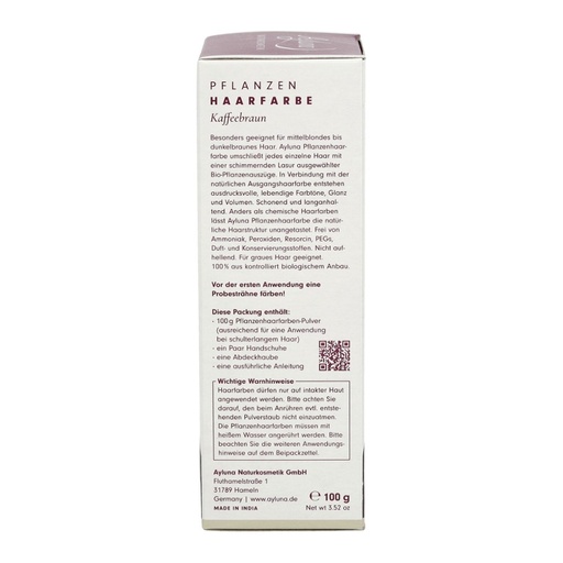 [63371] Pflanzenhaarfarbe Kaffeebraun // Ayluna