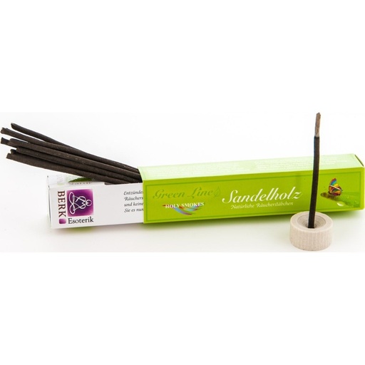 Sandelholz Räucherstäbchen - Green Line 10 g // BERK