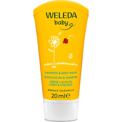 [ex440981] Calendula Waschlotion & Shampoo 20 ml // Weleda